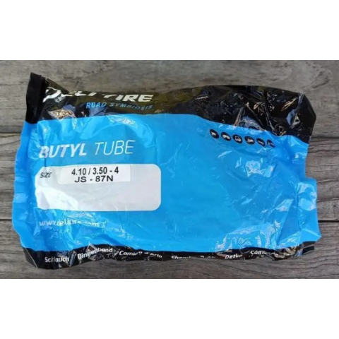 Камера 4.10/3.50-4 на візок/тачку DELI TIRE Індонезія гнутий вентиль