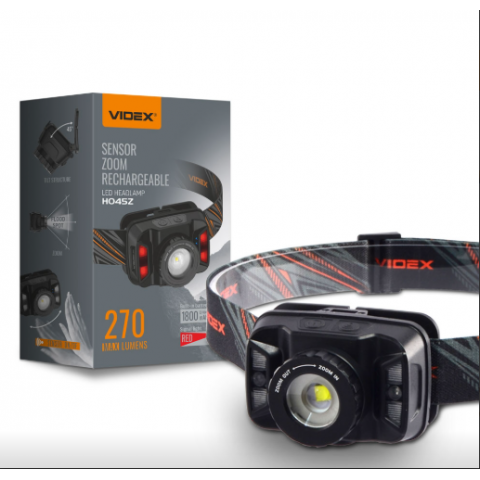 Налобний світлодіодний ліхтарик VIDEX VLF-H045Z 270Lm 5000K