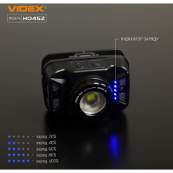 Налобний світлодіодний ліхтарик VIDEX VLF-H045Z 270Lm 5000K
