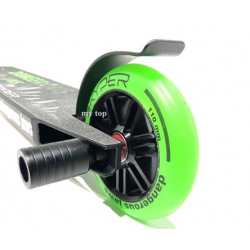 Трюковий самокат Skyper Dangerous колеса 110 мм Пеги 5-12 років зелений