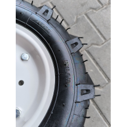 Колесо в зборі 4.00-8 зубаті на мотоблок фірми Hiquality ялинка