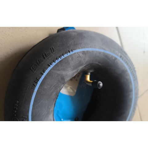 Камера 4.10/3.50-4 на візок/тачку DELI TIRE Індонезія гнутий вентиль
