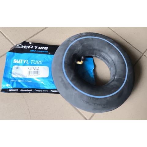 Камера 4.10/3.50-4 на візок/тачку DELI TIRE Індонезія гнутий вентиль