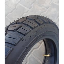 Шина на скутер 3.50-10 з камерою Тайвань шипована SC-TYRE-124