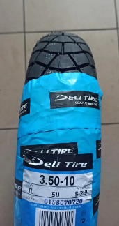 Покришка 3.50-10 безкамерна на скутер Делі S-219 Індонезія