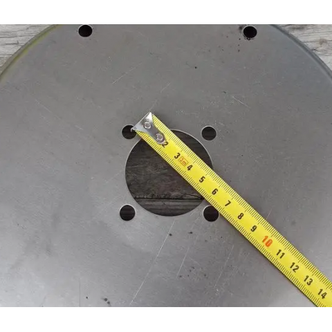 Диск 4.00-10 до будівельної тачки з двох частин