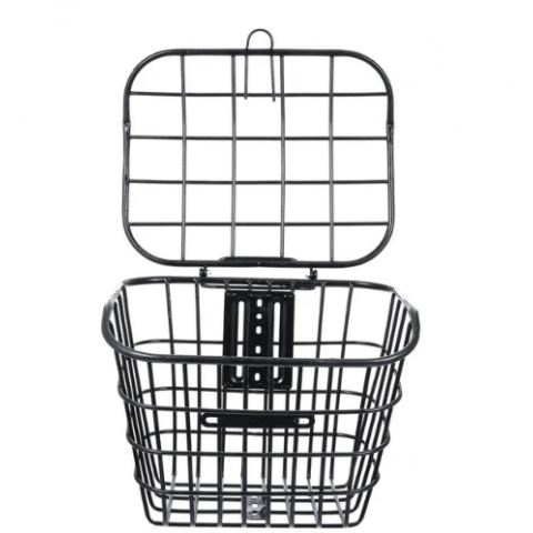 Кошик велосипедний сталевий з кришкою
