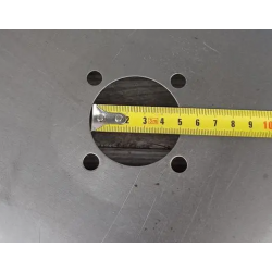 Диск 4.00-10 до будівельної тачки з двох частин