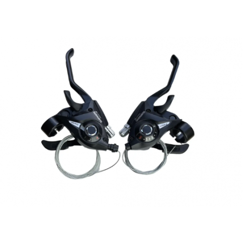 Моноблоки під Shimano з гальмівними ручками  3+7 швидкостей 