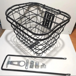 Кошик велосипедний сталевий з кришкою
