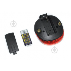 Задня велофара з лазерною доріжкою 