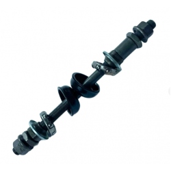 Вісь задня на гірський велосипед D10мм з чашками