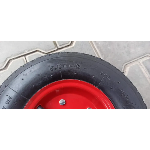 Колесо 4.00-6 до тачки в зборі під вісь 16 мм