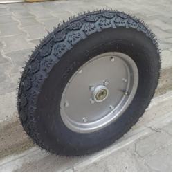 Колесо в зборі 4.00-10 до будівельної тачки Compass під вісь 17 мм та 20 мм