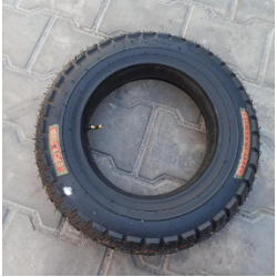 Шина на скутер 3.50-10 з камерою Тайвань шипована SC-TYRE-124