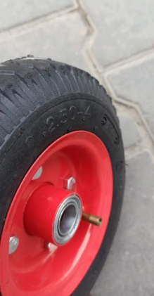 Колесо 2.50-4 в зборі камерне на візок