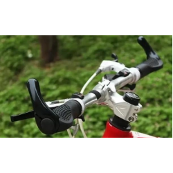 Гріпси ручки велосипедні з ріжками чорні