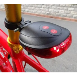 Задня велофара з лазерною доріжкою 