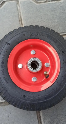 Колесо 2.50-4 в зборі камерне на візок