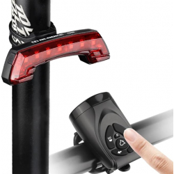Задній стоп із поворотниками бездротовий для велосипеда Bike Horn Taillight