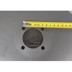 Диск 4.00-10 до будівельної тачки з двох частин