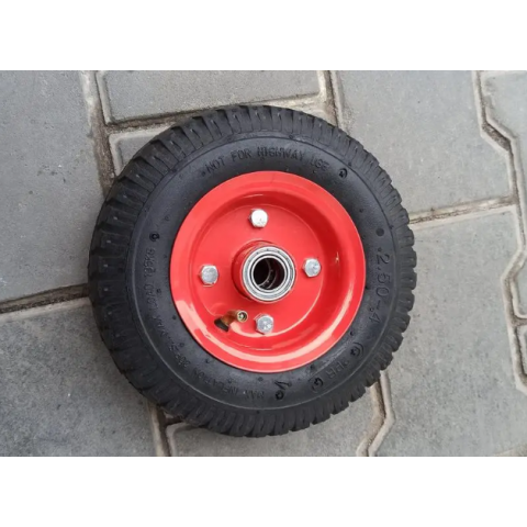 Колесо 2.50-4 в зборі камерне на візок