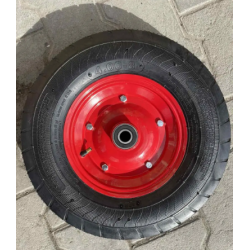 Колесо в зборі 4.00-8 8-PR до садової/будівельної тачки з 204 підшипником 