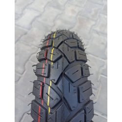 Шина на скутер 3.50-10 з камерою Тайвань шипована SC-TYRE-124