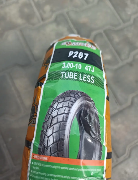 Покришка 3.00-10 на скутер безкамерна мікрошип Компас