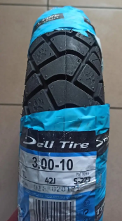 Покришка на скутер 3.00-10 Делі Таєр S-223 безкамерка Індонезія 