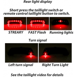 Задній стоп із поворотниками бездротовий для велосипеда Bike Horn Taillight