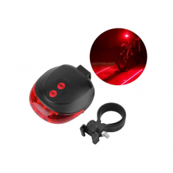 Задня велофара з лазерною доріжкою 