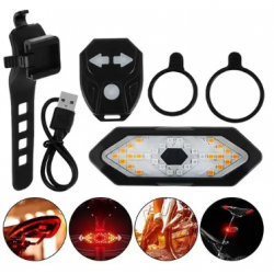 Задній стоп з поворотами на велосипед безпроводний FY-1820