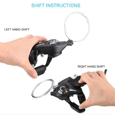 Моноблоки під Shimano з гальмівними ручками  3+7 швидкостей 