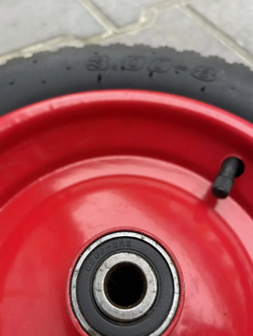 Колесо 3.25/3.00-8 в зборі до садової тачки 