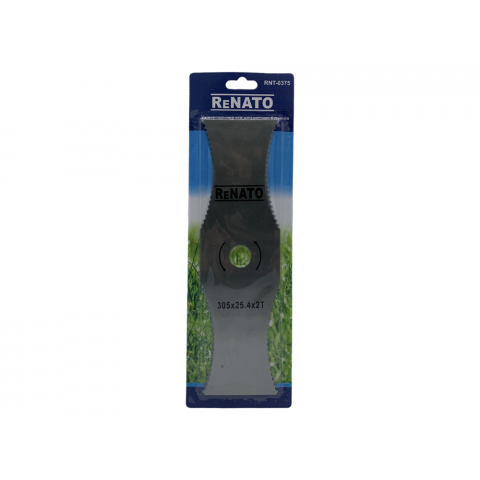 Ніж для мотокоси 2Т із зубцями нержавіюча сталь