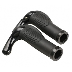 Гріпси ручки велосипедні з ріжками чорні