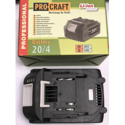 Акумуляторна батарея Procraft Battery 20В 4А/год