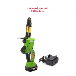 Акумуляторна ланцюгова пила Procraft PKA20 в комплекті з акумулятором та зарядним пристроєм