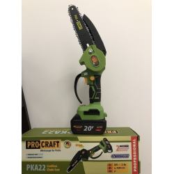 Акумуляторна міні пила Procraft PKA22 1 акб + зарядний пристрій