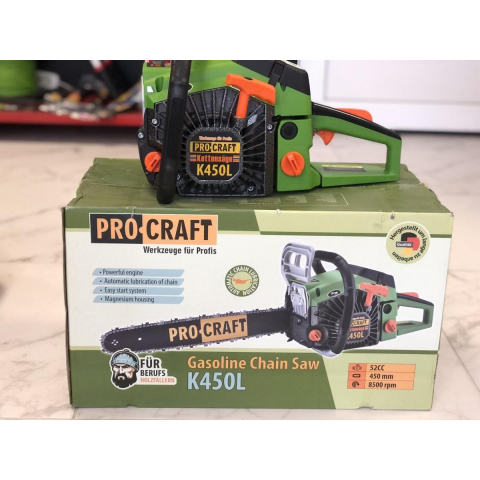 Бензопила Procraft K450L легкий старт