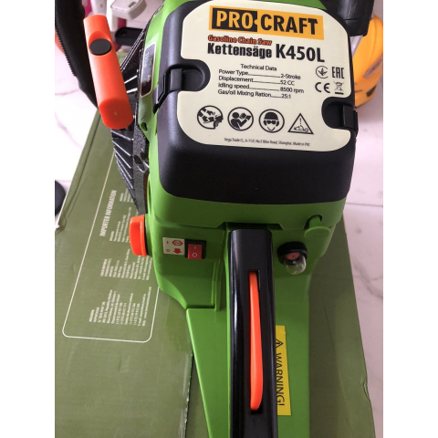 Бензопила Procraft K450L легкий старт