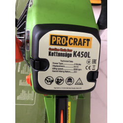 Бензопила Procraft K450L легкий старт
