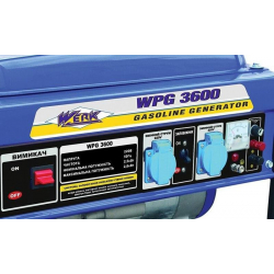 Бензиновий генератор Werk WPG 3600  кВт: 2,8