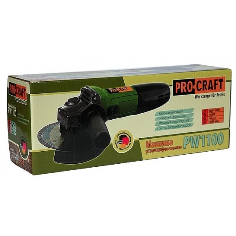 Болгарка Procraft PW- 1100, 125 м