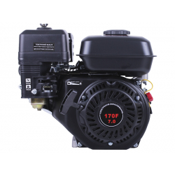 Двигун 170F - бензин (під шпонку діаметр 19 мм + шків) (7 к.с.) TT