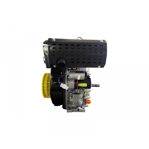 Двигун 186FE - дизель (під шпонку діаметр 25 мм) (8 л.с.) з електростартером - YBX