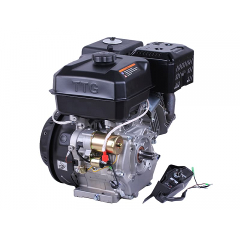 Двигун 190FE - бензин (під шліци діаметр 25 мм) (15 к.с.) з електростартером - TTG