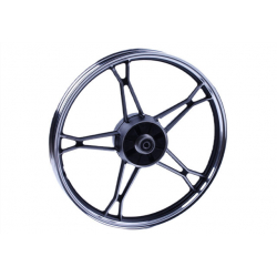 Диск задній литий, барабанне гальмо 17*1,4 (black) 3kg - Дельта/Альфа