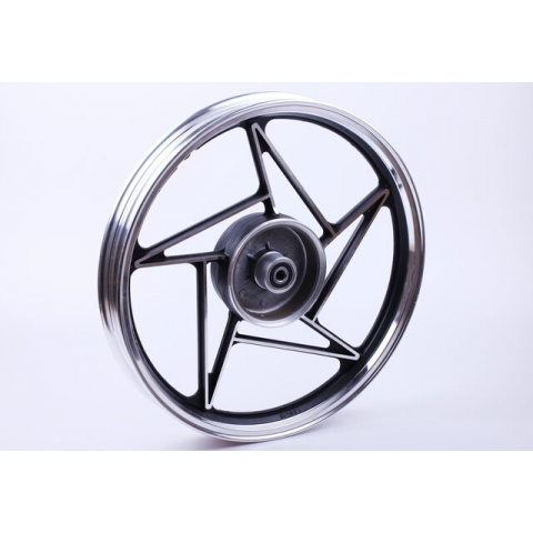 Диск задній литий, барабанне гальмо 18*1,85 (black) - СВ-125/150